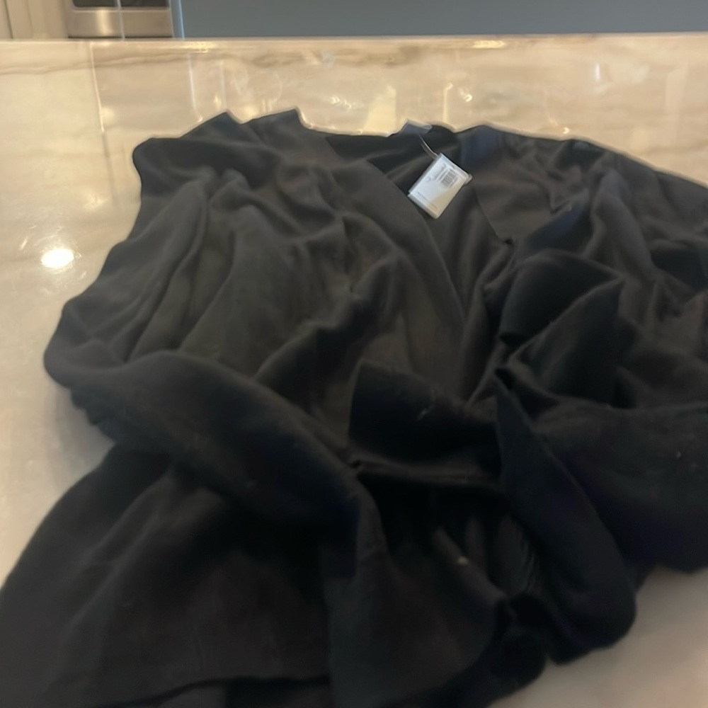 Black open front sweater brand new never worn with tags old navy
